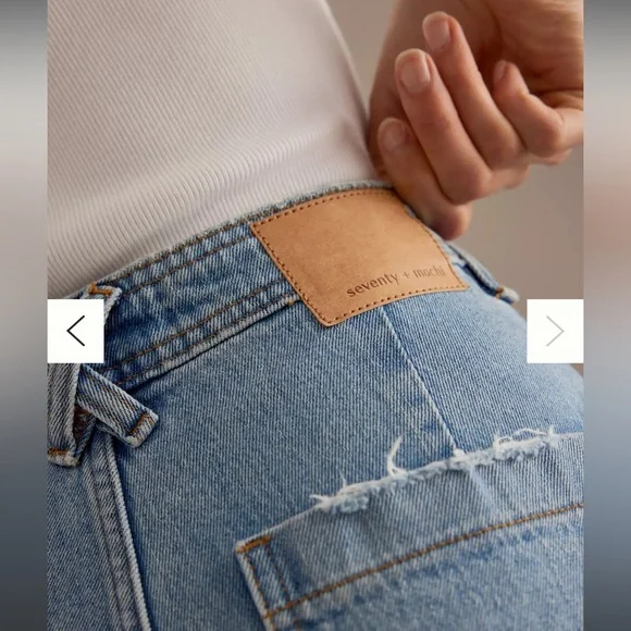 Anthropologie seventy + mochi Mabel high waisted wide leg jeans - Picture 15 of 16